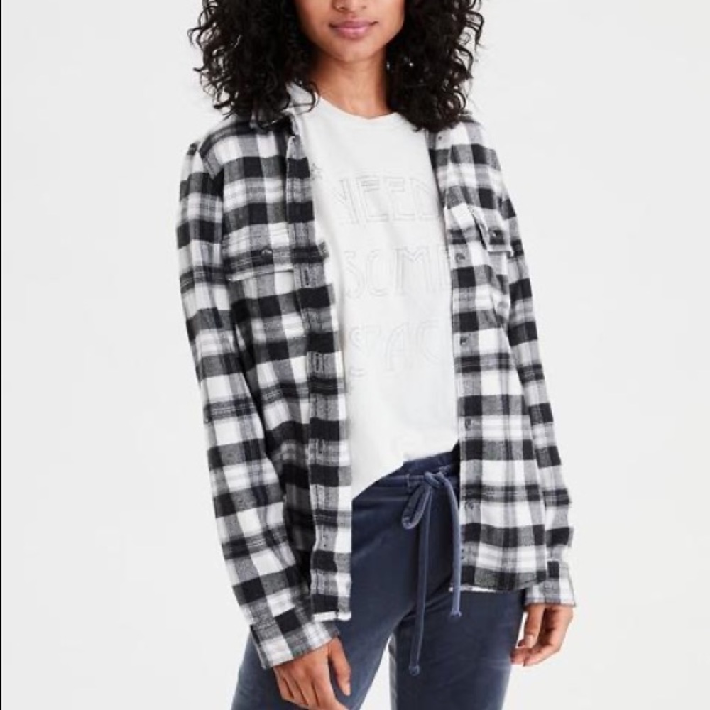 🍂American Eagle Flannel, sz xsmall.🍂